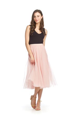 PS-15903 - Stretch Netting Layered Skirt - Colors: Black, Pink - Available Sizes:XS-XXL - Catalog Page:61 
